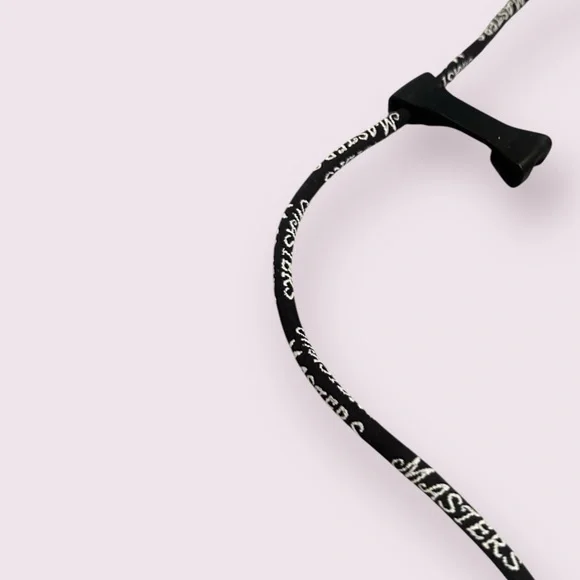 NWT Official Masters Navy and Gray Cinch Bag with Yellow Accent - Picture 3 of 9